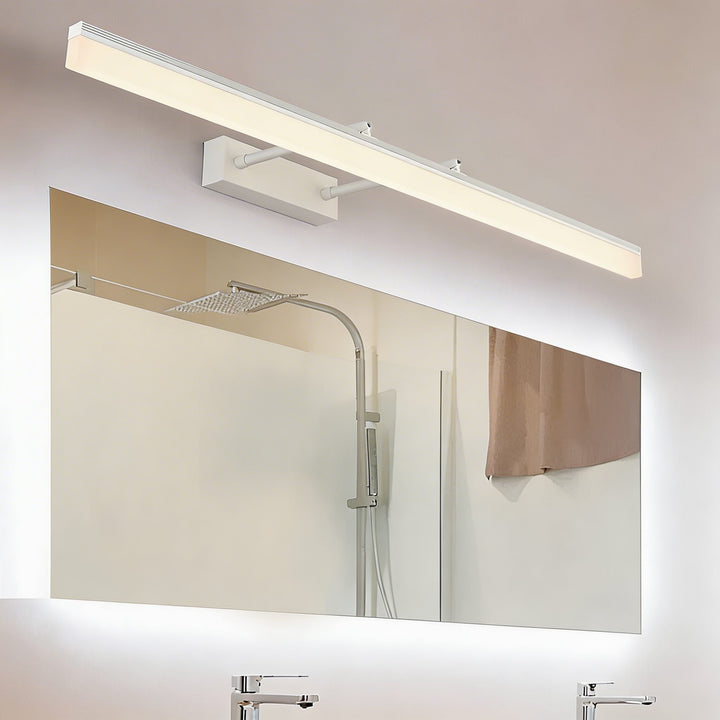 Gold Bathroom Vanity Light Bar Adjustable Stainless Steel 3-Colour Acrylic