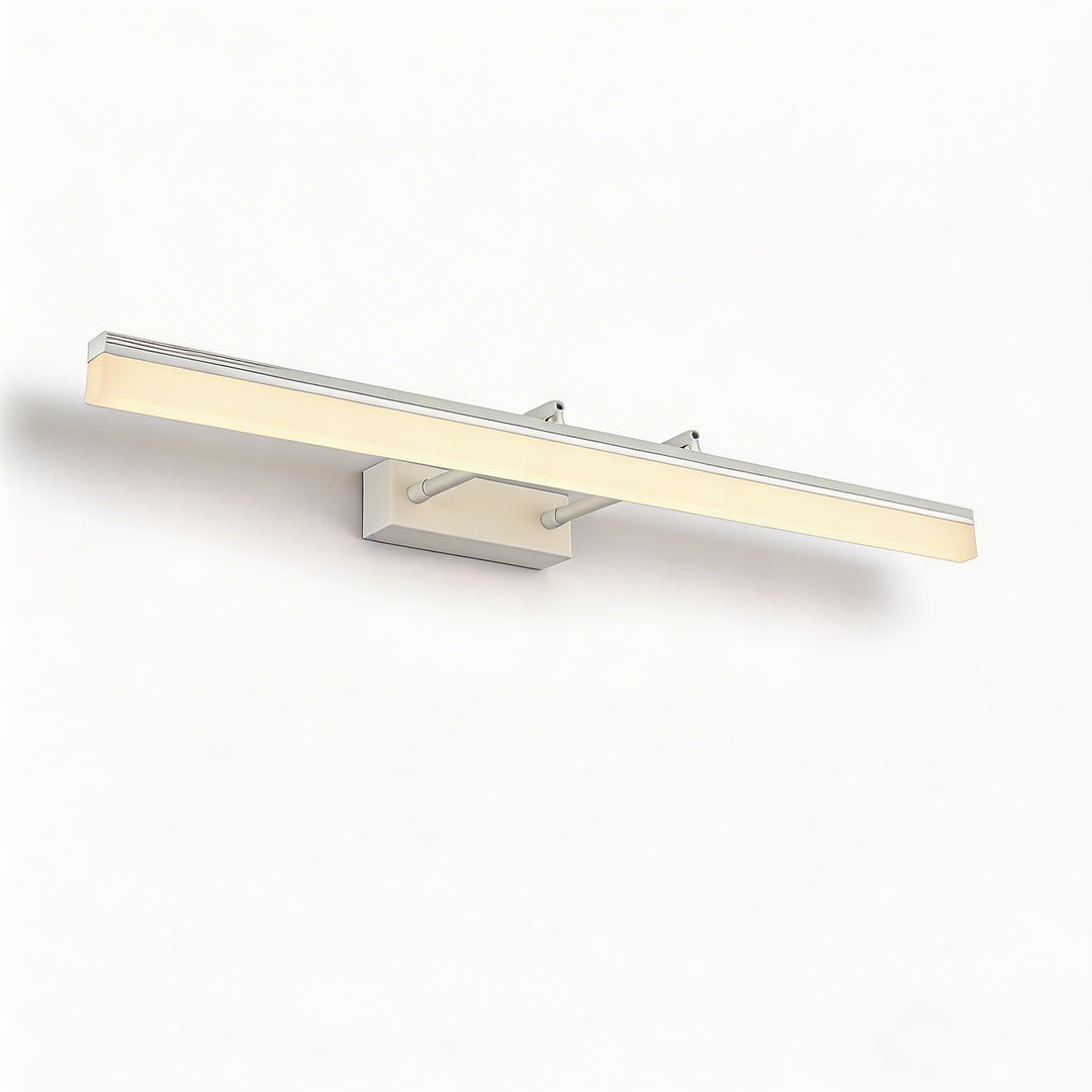Gold Bathroom Vanity Light Bar Adjustable Stainless Steel 3-Colour Acrylic