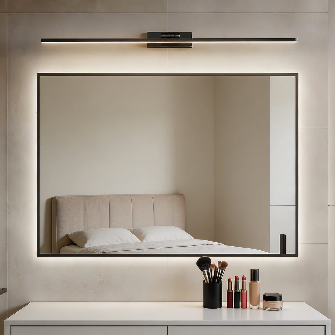 Rotatable LED Vanity Light Bar for Bathroom Mirror - Adjustable Acrylic Shade