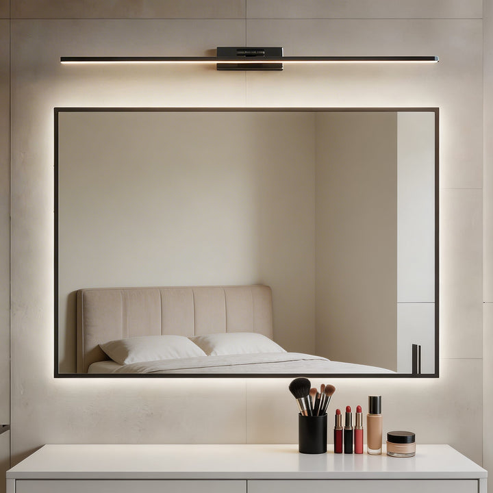 Rotatable LED Vanity Light Bar for Bathroom Mirror - Adjustable Acrylic Shade