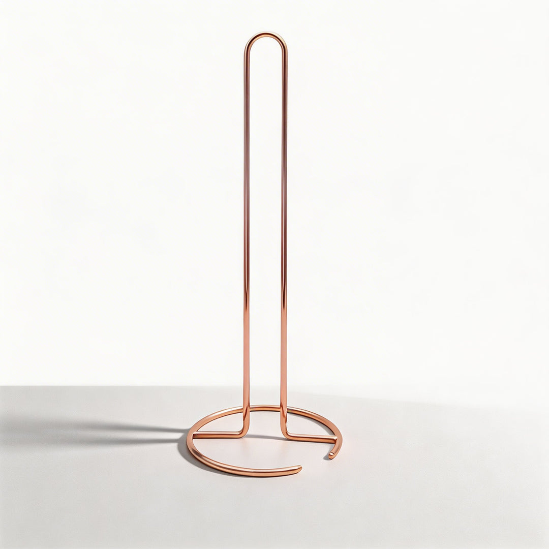 Durable Iron Tissue Roll Holder for Kitchen and Office - Modern Design