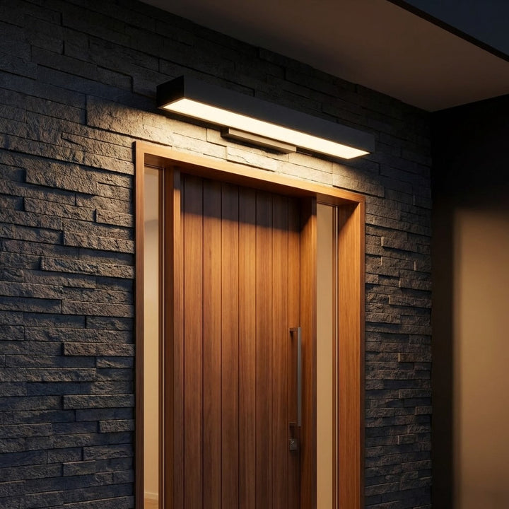 Modern Waterproof Outdoor Wall Light Stainless Steel Adjustable LED Design for Exterior Use
