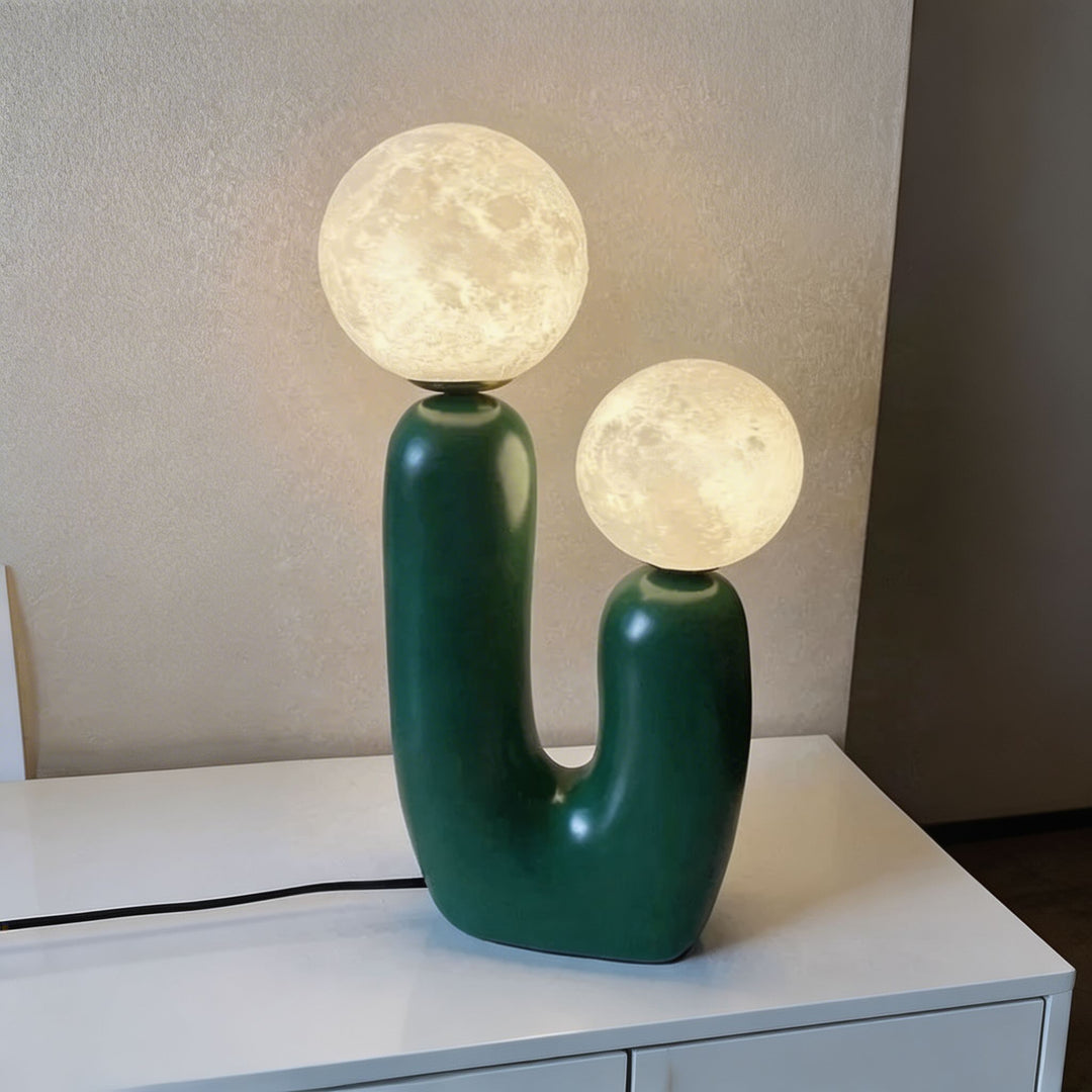 Modern Nordic Table Lamp Glass Shade Resin Base Adjustable G9 LED Bulb 90V-260V