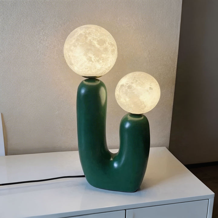 Modern Nordic Table Lamp Glass Shade Resin Base Adjustable G9 LED Bulb 90V-260V