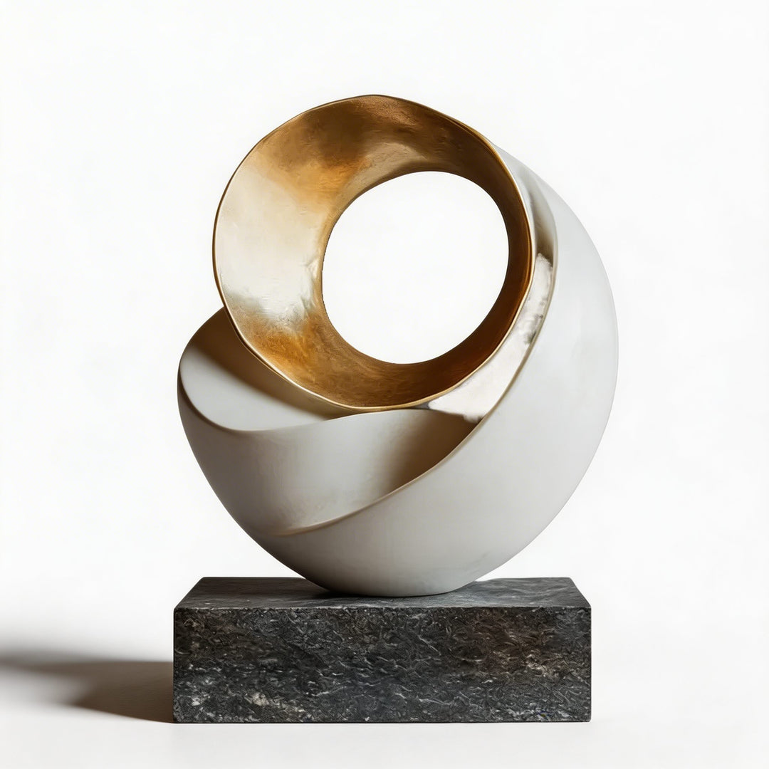 Modern Minimalist Abstract Sculpture Desk Decoration Resin Art Piece Creative Home Accent