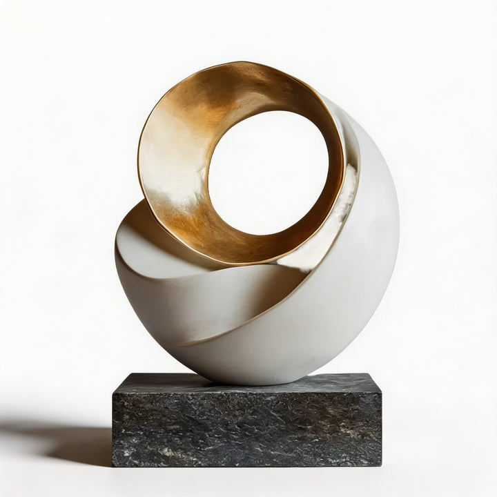 Modern Minimalist Abstract Sculpture Desk Decoration Resin Art Piece Creative Home Accent
