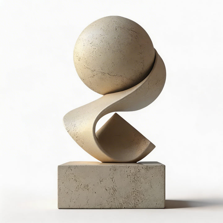 Modern Minimalist Abstract Sculpture Desk Decoration Resin Art Piece Creative Home Accent