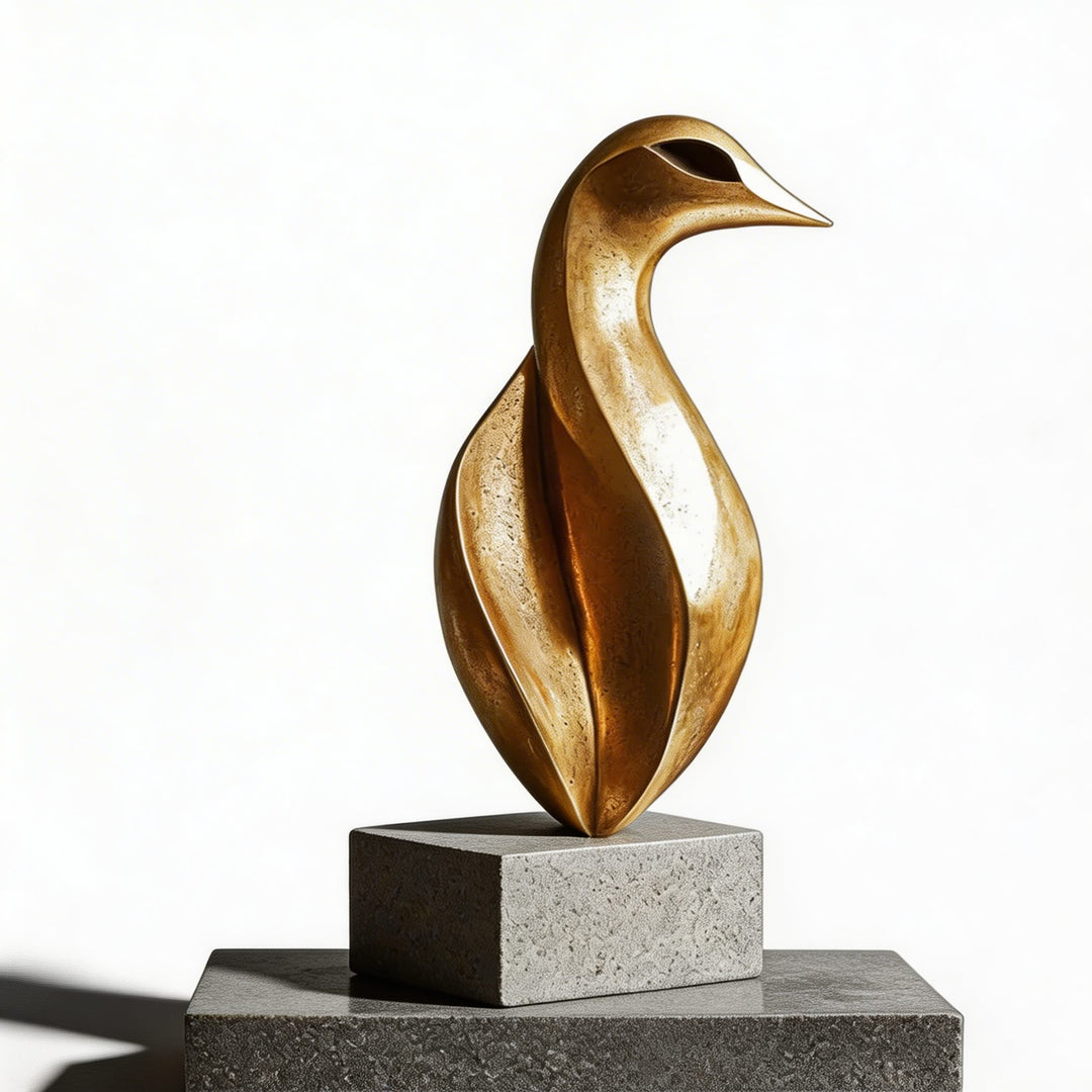 Modern Minimalist Abstract Sculpture Desk Decoration Resin Art Piece Creative Home Accent