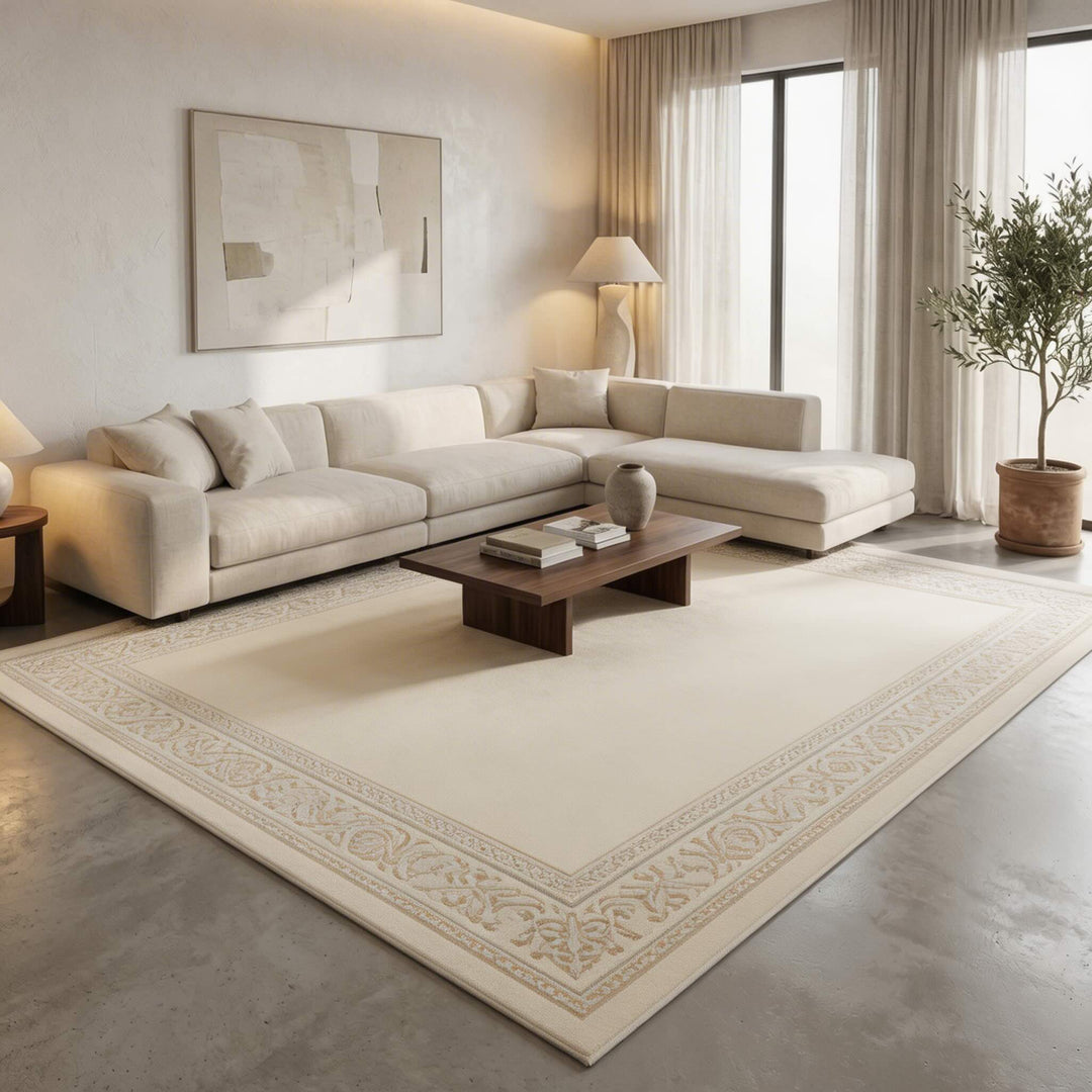 Soft Plush Bohemian Area Rug Non-Slip Thickened Mat for Living Room Bedroom Kitchen