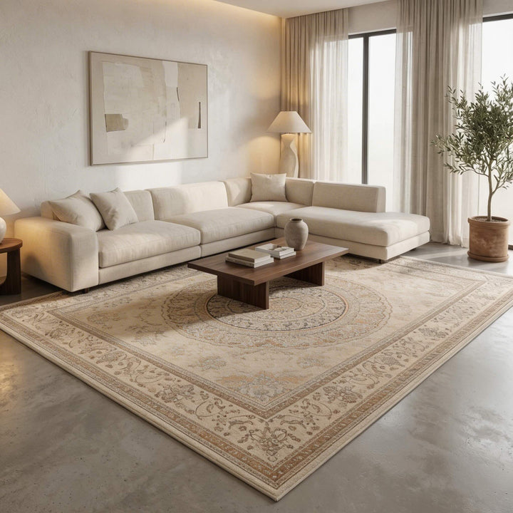 Soft Plush Bohemian Area Rug Non-Slip Thickened Mat for Living Room Bedroom Kitchen