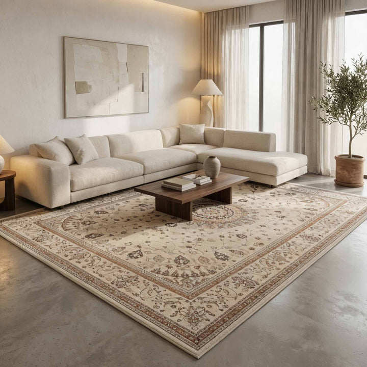 Soft Plush Bohemian Area Rug Non-Slip Thickened Mat for Living Room Bedroom Kitchen