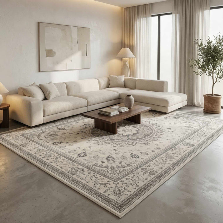 Soft Plush Bohemian Area Rug Non-Slip Thickened Mat for Living Room Bedroom Kitchen
