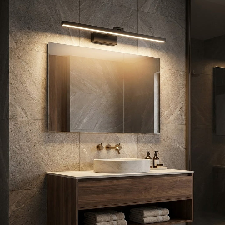 Modern Bathroom Vanity Light Wall Mounted Metal Acrylic LED with Dual Color Temperature Options