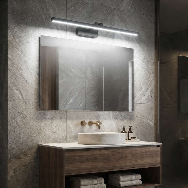 Modern Bathroom Vanity Light Wall Mounted Metal Acrylic LED with Dual Color Temperature Options