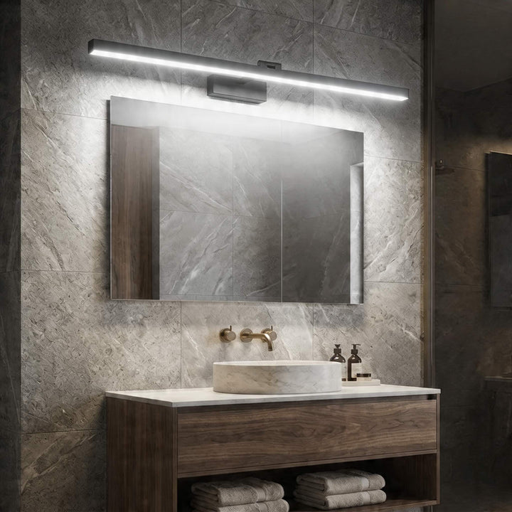 Modern Bathroom Vanity Light Wall Mounted Metal Acrylic LED with Dual Color Temperature Options
