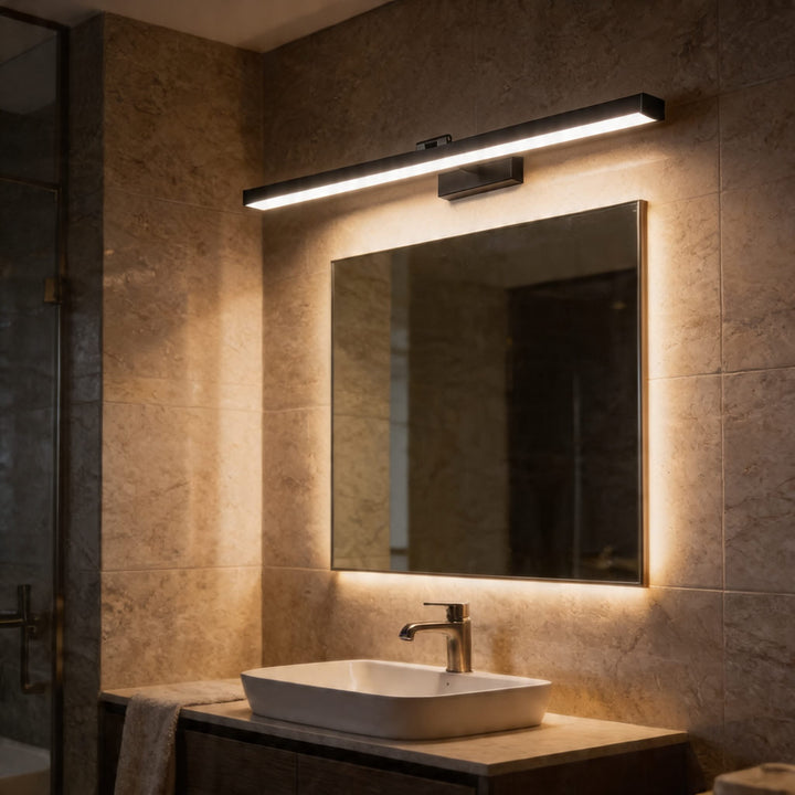 Modern Bathroom Vanity Light Wall Mounted Metal Acrylic LED with Dual Color Temperature Options