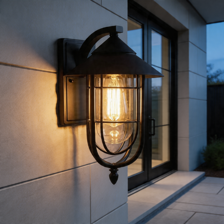Modern Outdoor Wall Light Waterproof LED Motion Sensor Wall Mounted Durable for Courtyard and Balcony