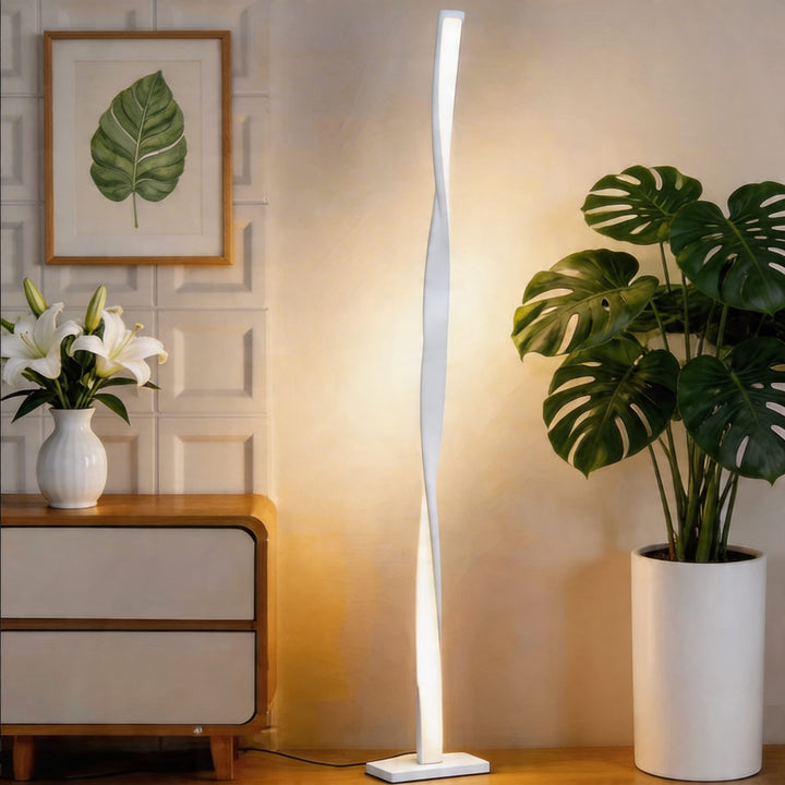 Modern Floor Lamp Dimmable LED Adjustable Stand Metal Light for Living Room Bedroom Office