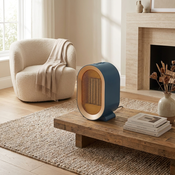 Portable Electric Space Heater Compact Design Adjustable Power PTC Heating Technology 800-1200W