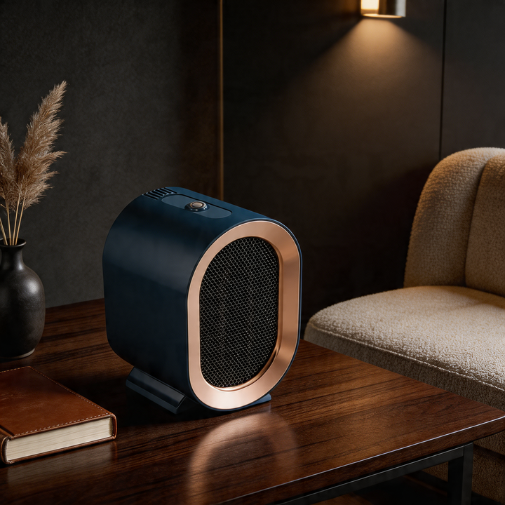 Portable Electric Space Heater Compact Design Adjustable Power PTC Heating Technology 800-1200W