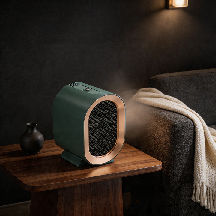 Portable Electric Space Heater Compact Design Adjustable Power PTC Heating Technology 800-1200W