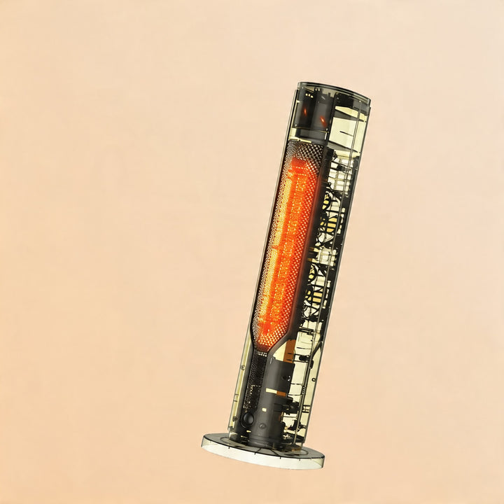 Modern Portable Electric Heater Standing Tower PTC Ceramic 2000W Energy Efficient Heat