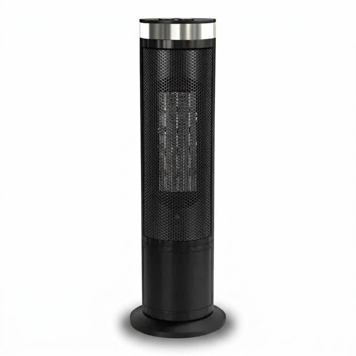 Modern Ceramic Vertical Floor Heater with Adjustable Thermostat and Energy Efficient Design 1500W