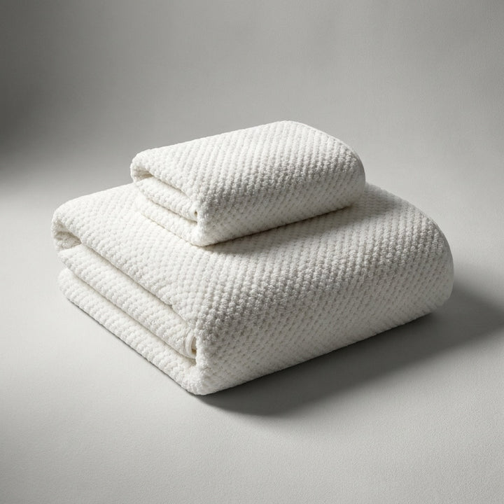 Large Quick Dry Bath Towel Coral Fleece Thickened Absorbent Soft Household Essential