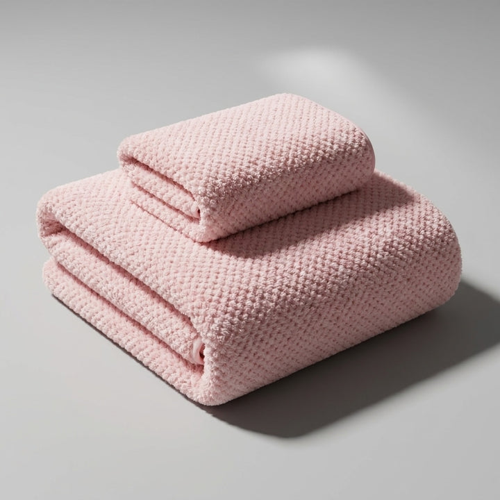 Large Quick Dry Bath Towel Coral Fleece Thickened Absorbent Soft Household Essential