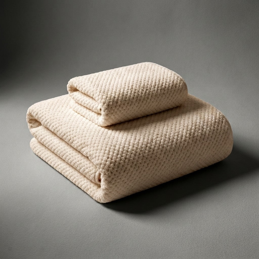 Large Quick Dry Bath Towel Coral Fleece Thickened Absorbent Soft Household Essential