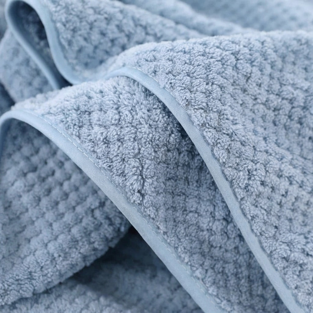 Large Quick Dry Bath Towel Coral Fleece Thickened Absorbent Soft Household Essential