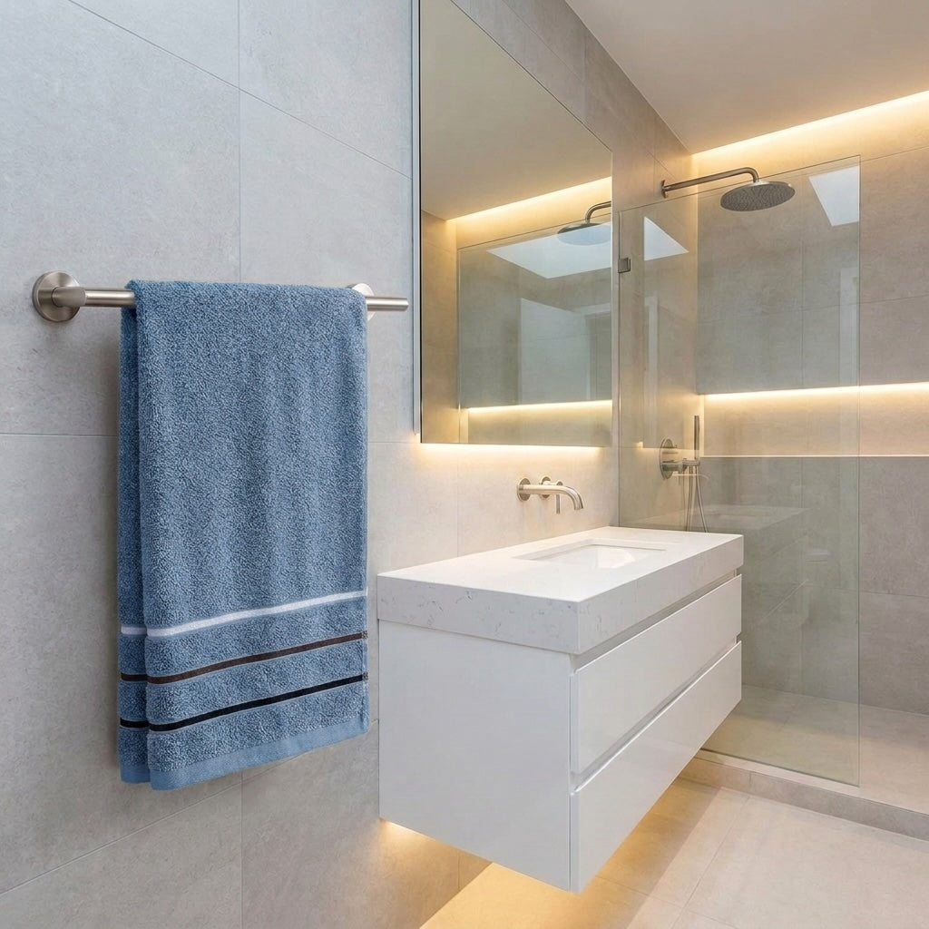 Quick Dry Bath Towels Set for Adults and Kids Soft Lightweight Absorbent 100% Cotton  29.9 in × 59.8 in
