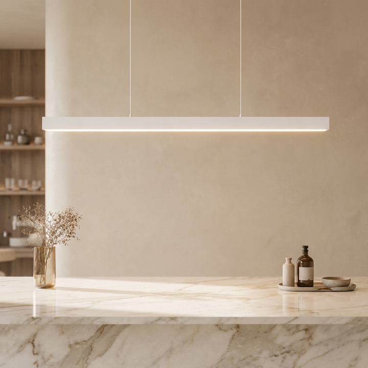 Modern Linear LED Kitchen Island Pendant Light