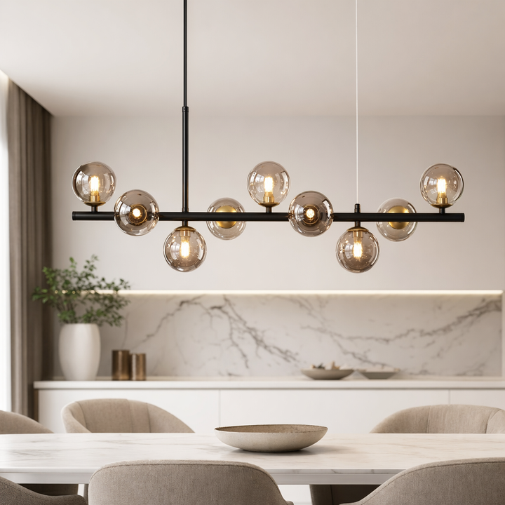 Modern Glass Globe Cluster Hanging Chandelier Pendant Light