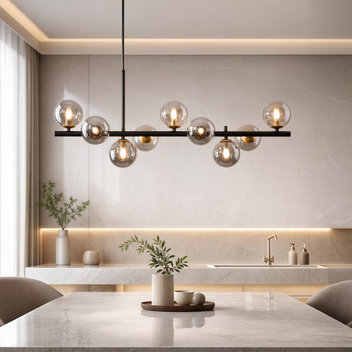 Modern Glass Globe Cluster Hanging Chandelier Pendant Light