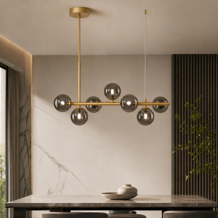 Modern Glass Globe Cluster Hanging Chandelier Pendant Light