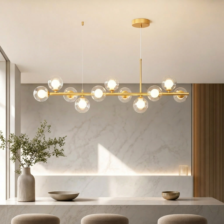 Modern Glass Globe Cluster Hanging Chandelier Pendant Light