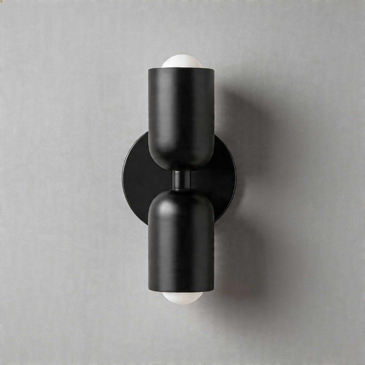 Modern Nordic Wall Light Wall Mounted Double Head Painted Iron Dimmable E26 LED Compatible
