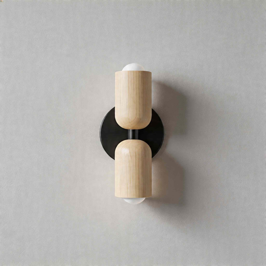 Modern Nordic Wall Light Wall Mounted Double Head Painted Iron Dimmable E26 LED Compatible