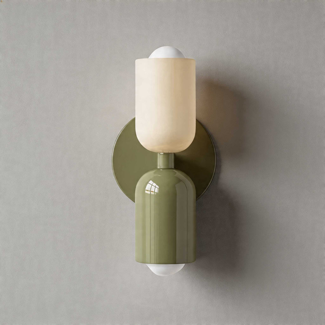 Modern Nordic Wall Light Wall Mounted Double Head Painted Iron Dimmable E26 LED Compatible