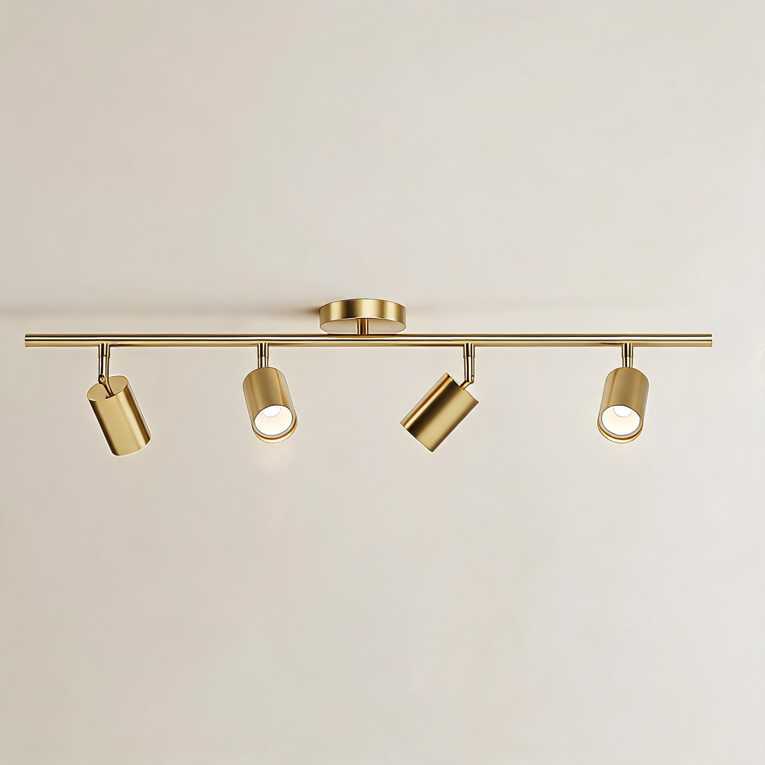 Modern Ceiling Light Adjustable Flush Mount Metal Chandelier with Customisable Spotlights