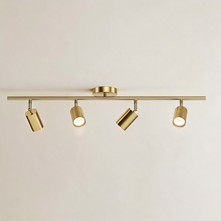 Modern Ceiling Light Adjustable Flush Mount Metal Chandelier with Customisable Spotlights