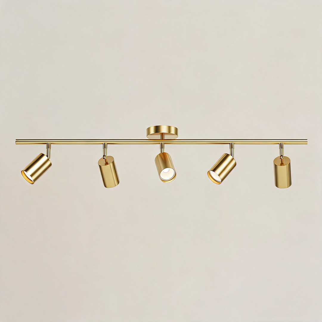 Modern Ceiling Light Adjustable Flush Mount Metal Chandelier with Customisable Spotlights