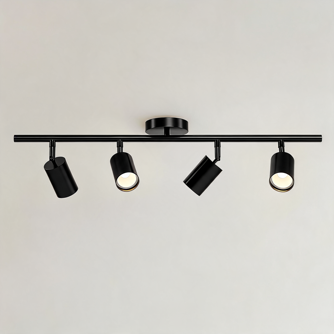 Modern Ceiling Light Adjustable Flush Mount Metal Chandelier with Customisable Spotlights