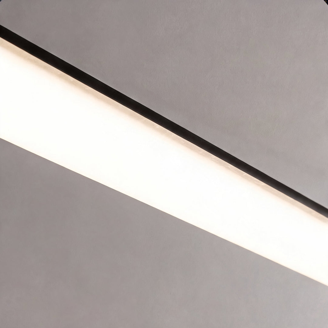Modern Pendant Light Hanging Tube Lamp Metal Chrome Finish Adjustable Length 90-260V
