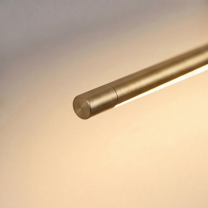 Minimalist Linear Wall Lamp Hardwired Metal LED Adjustable Lighting Fixture