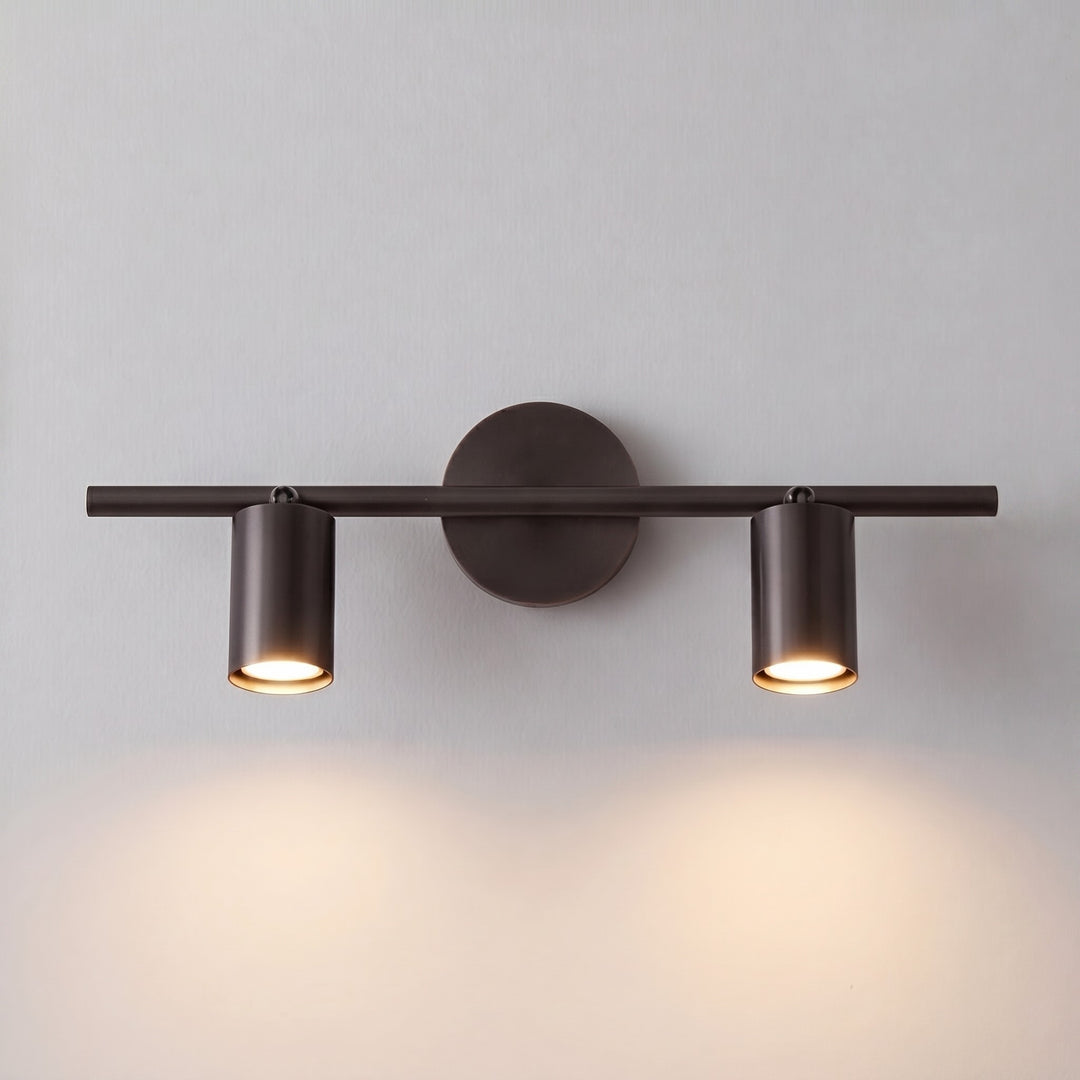 Modern Rotatable Spotlight Wall Light Adjustable Brass Sconce with 350° Head Rotation