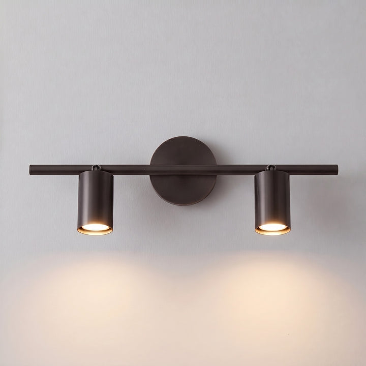 Modern Rotatable Spotlight Wall Light Adjustable Brass Sconce with 350° Head Rotation