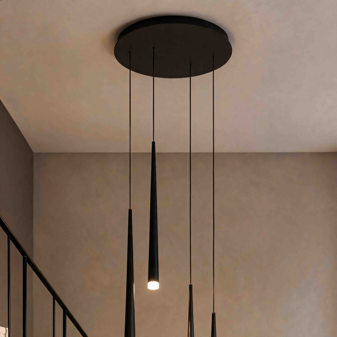 Modern Nordic Ceiling Light Adjustable Flush Mount Iron Acrylic Dimmable LED 6-68 Heads