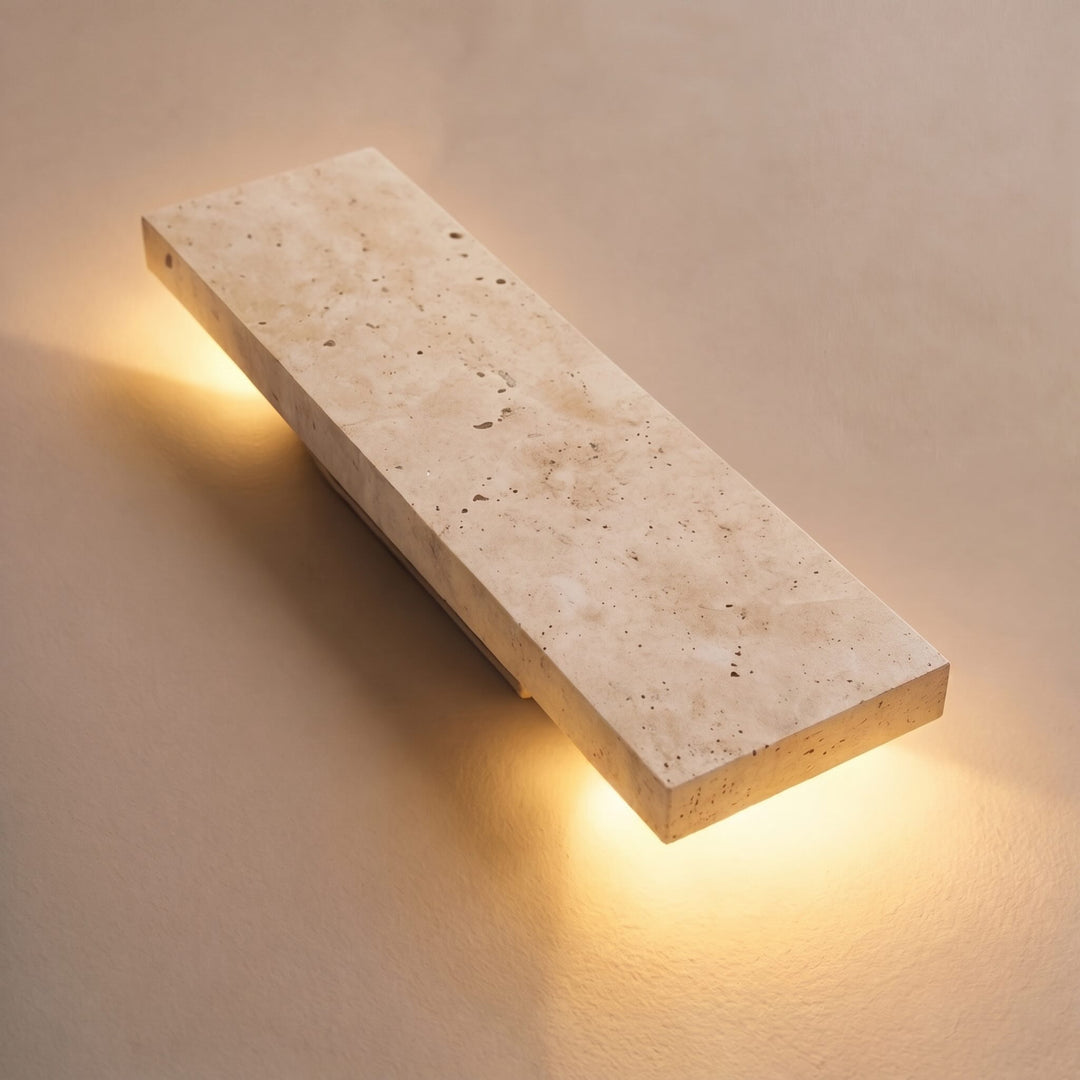 Modern Wall Light Outdoor Wall Sconce Wall Mounted Natural Stone Dimmable LED IP65